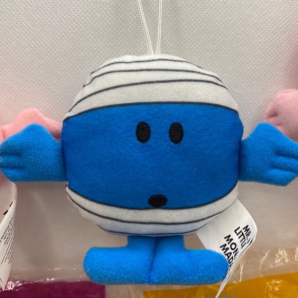 5 McDonald’s Happy Meal Mr. Men Little Miss Plush Stuffed Hanging Toys - Picture 3 of 11